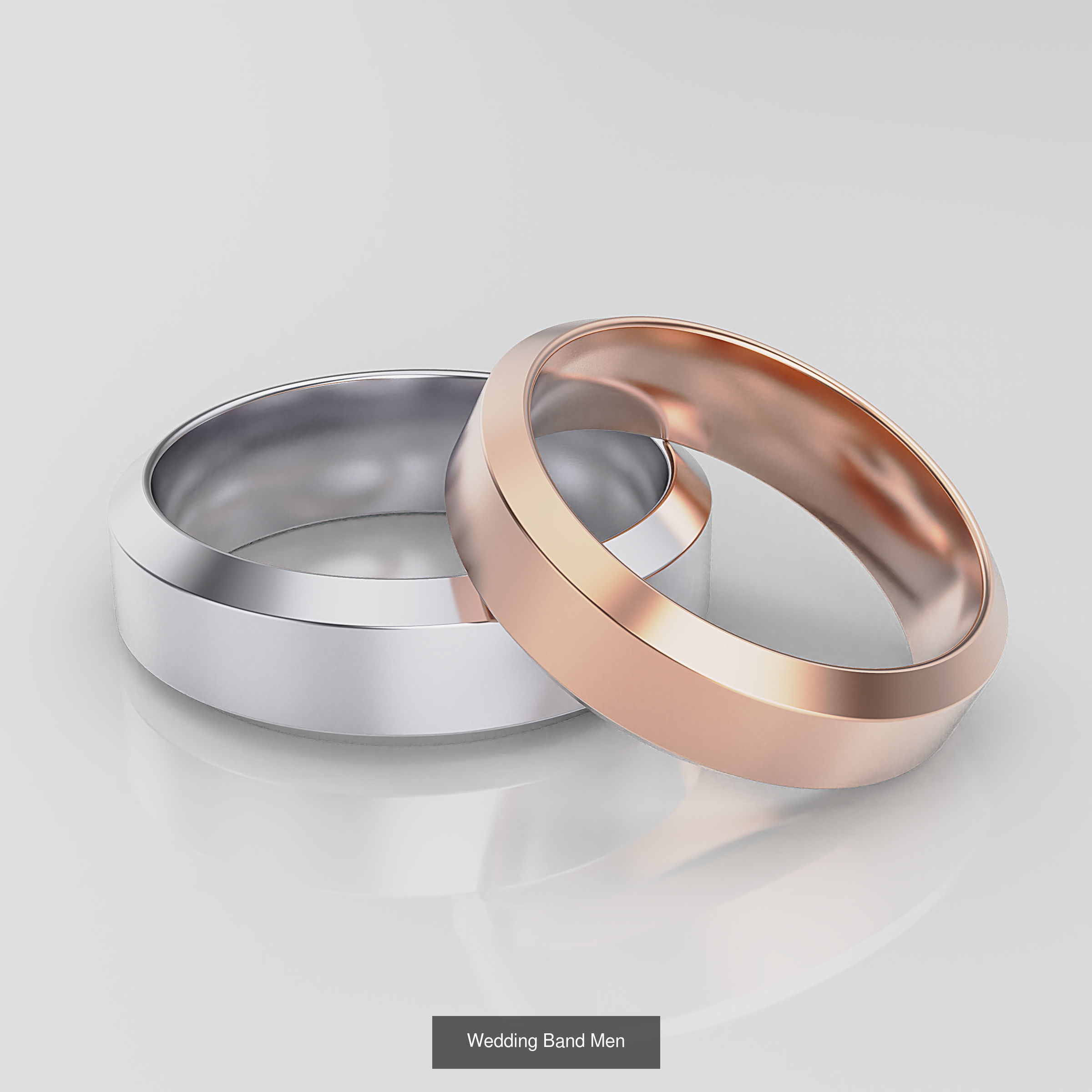 Wedding Band 3D Model Collection_17