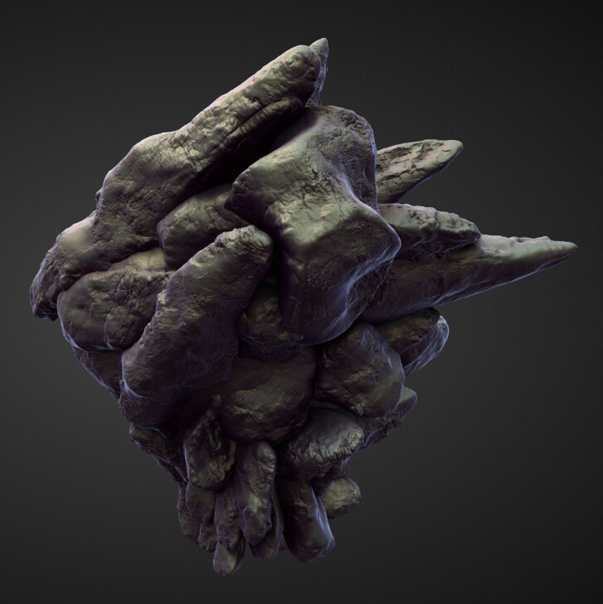 TORSO14 high poly sculpt 3D model_2