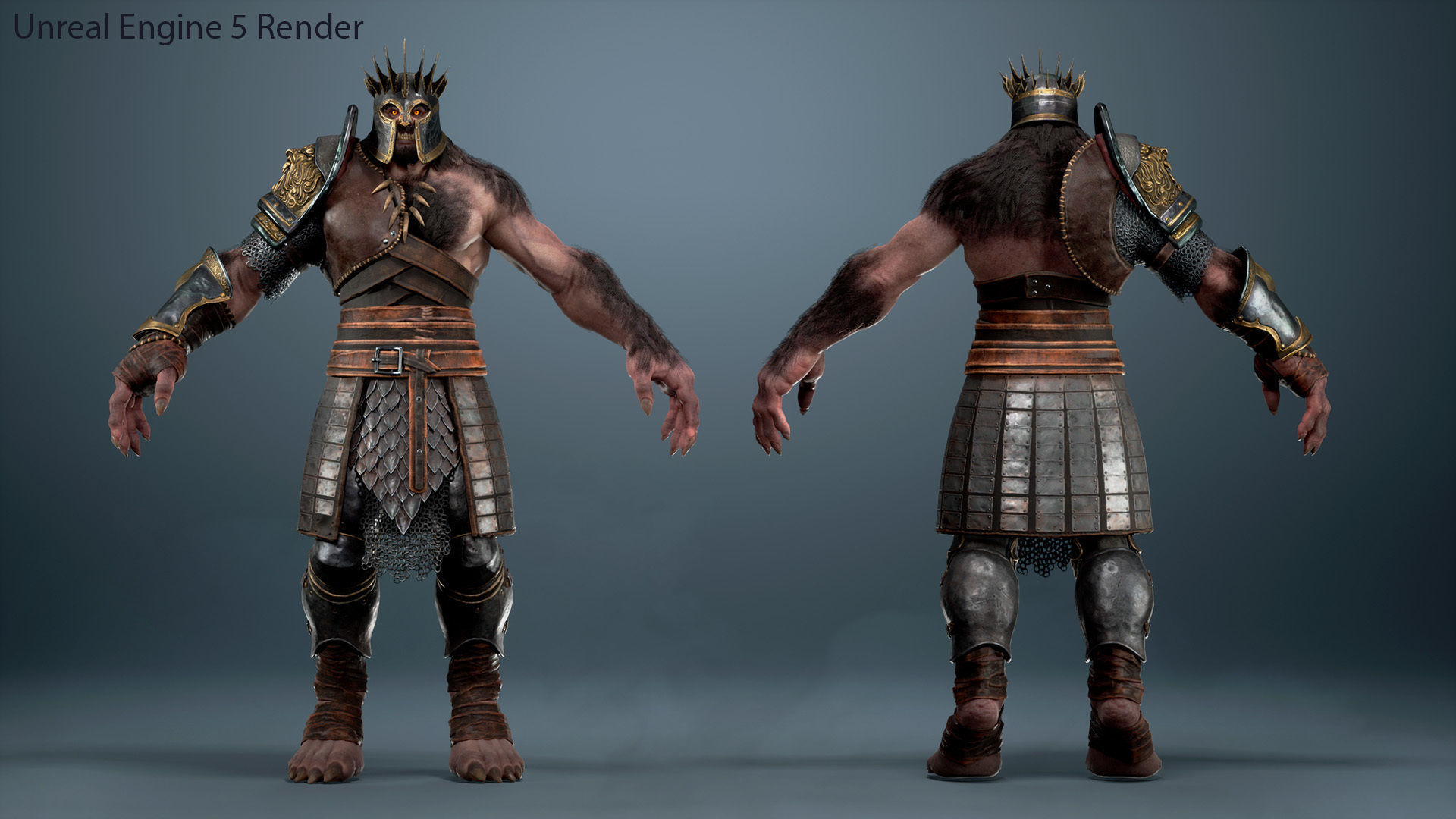 Cursed Beast Low-poly 3D model_14