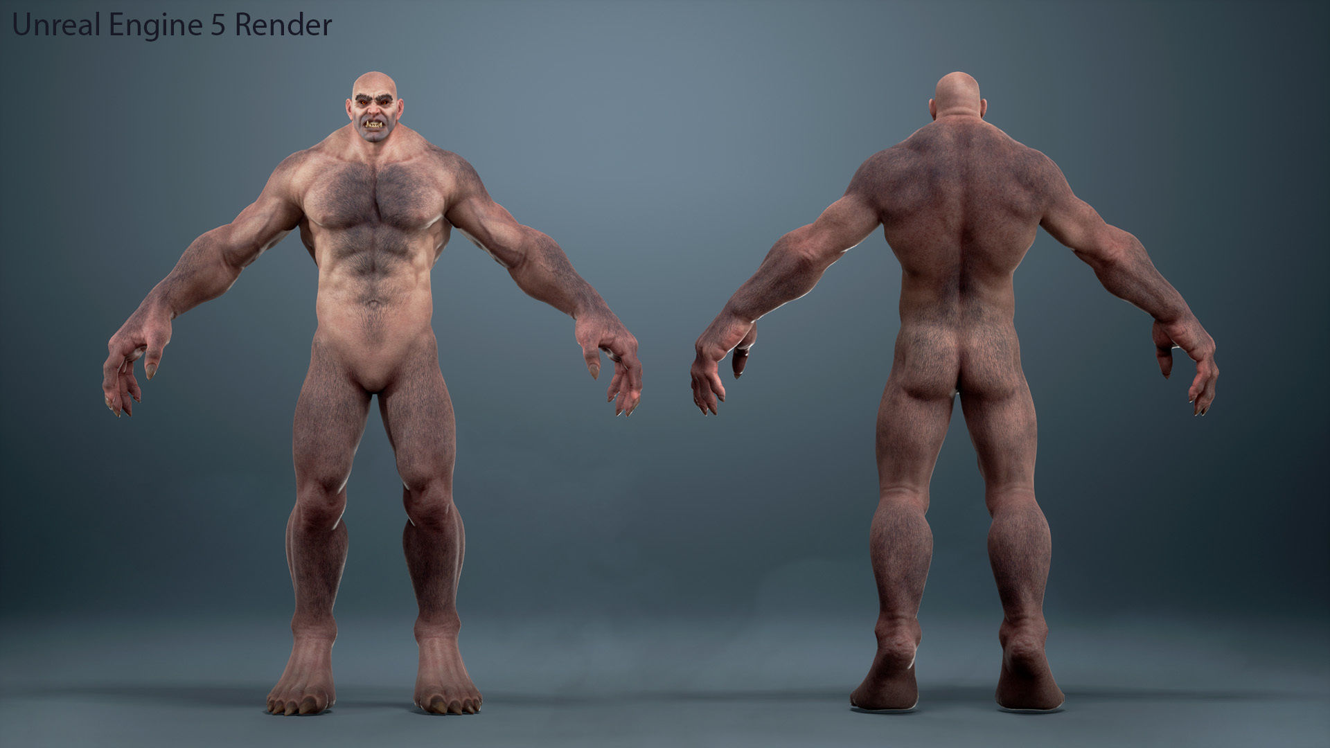 Cursed Beast Low-poly 3D model_16