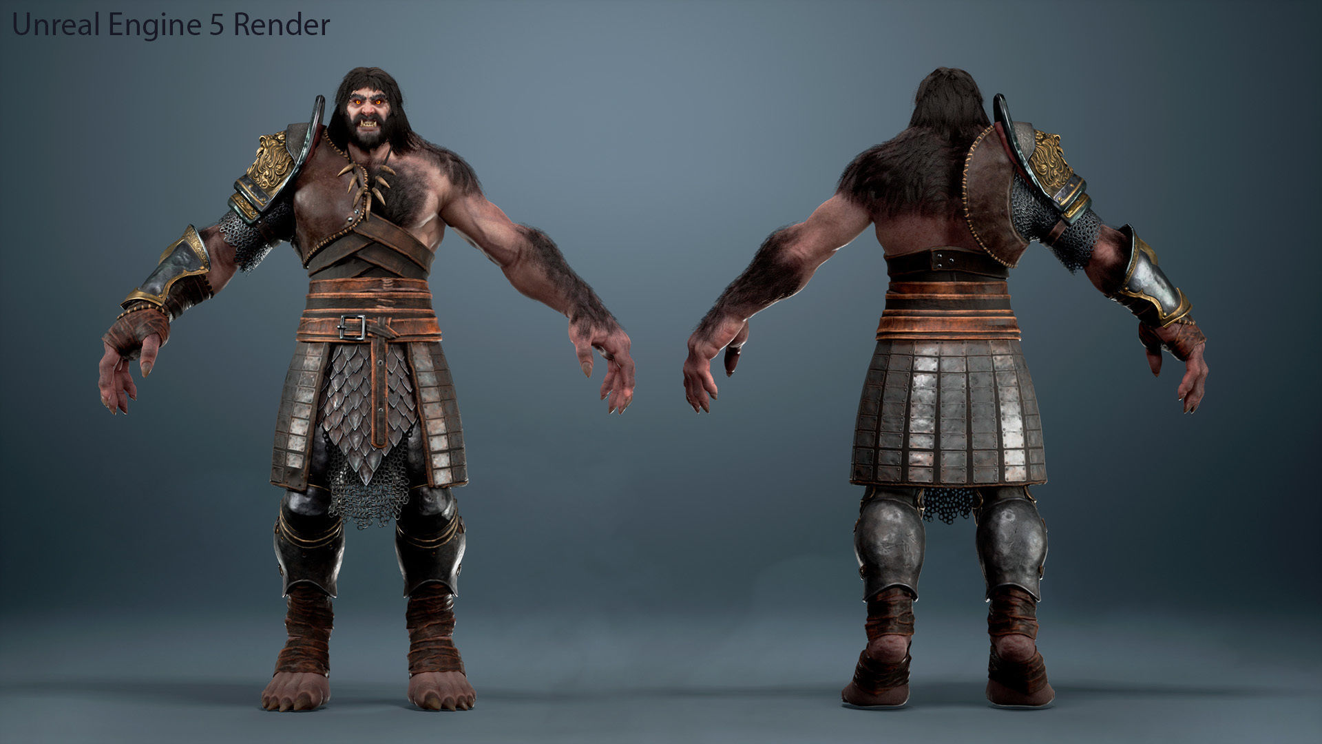 Cursed Beast Low-poly 3D model_13