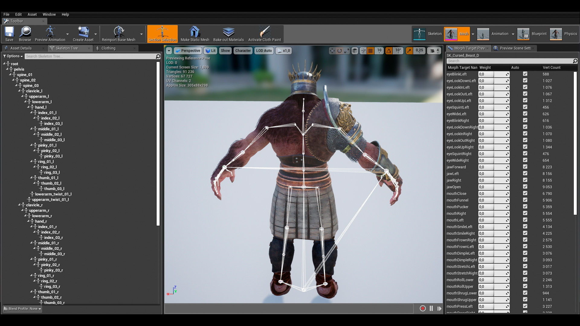 Cursed Beast Low-poly 3D model_18