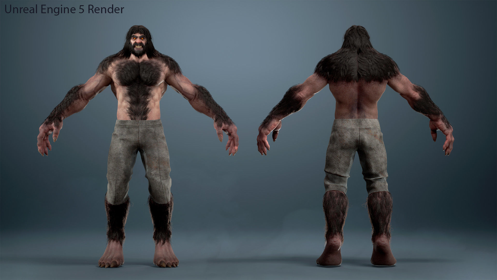 Cursed Beast Low-poly 3D model_11