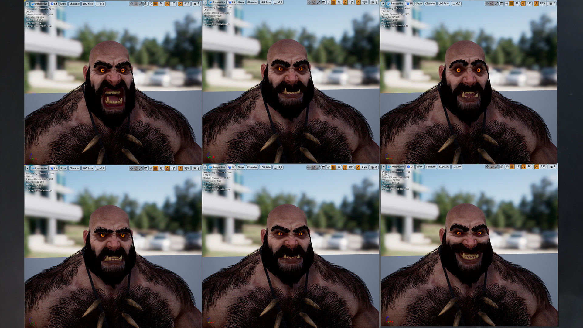 Cursed Beast Low-poly 3D model_17