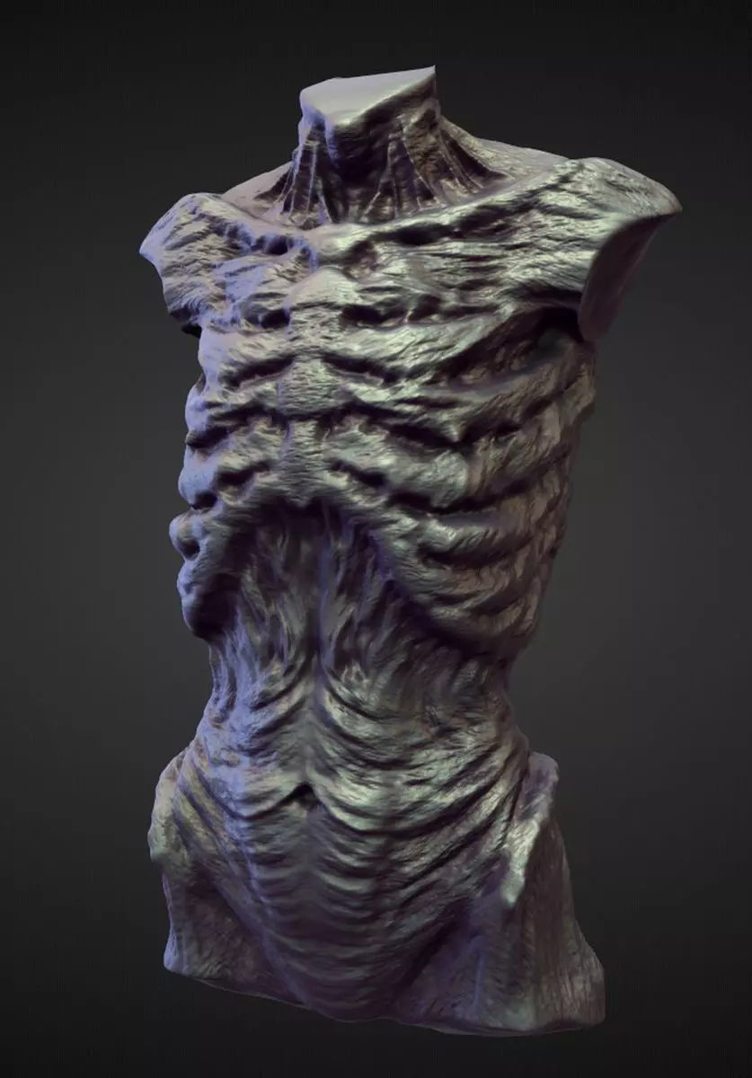TORSO18 high poly sculpt 3D model_0