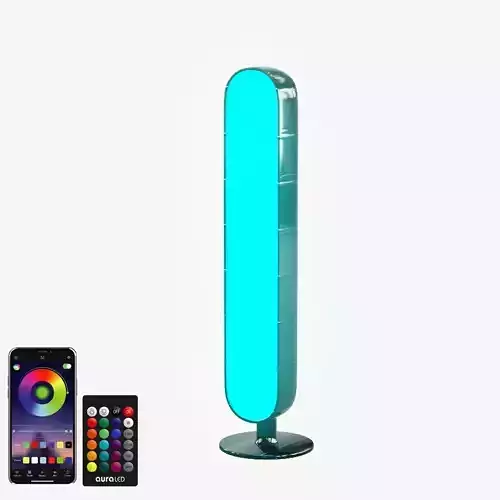 auraled light table lamp
