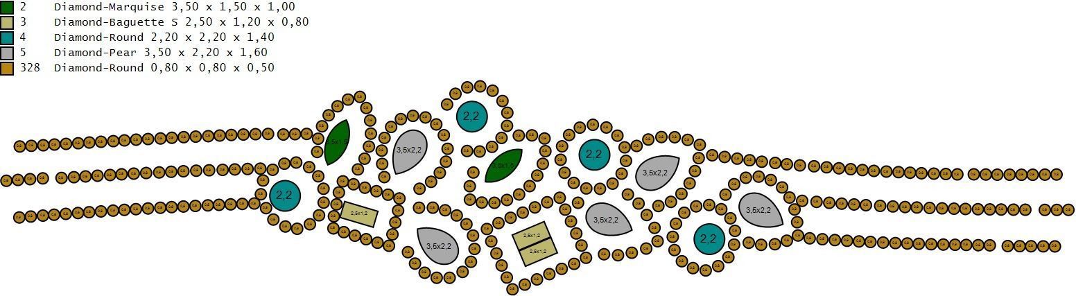 Bracelet 057 3D print model_9