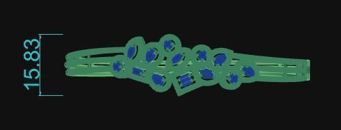 Bracelet 057 3D print model_4