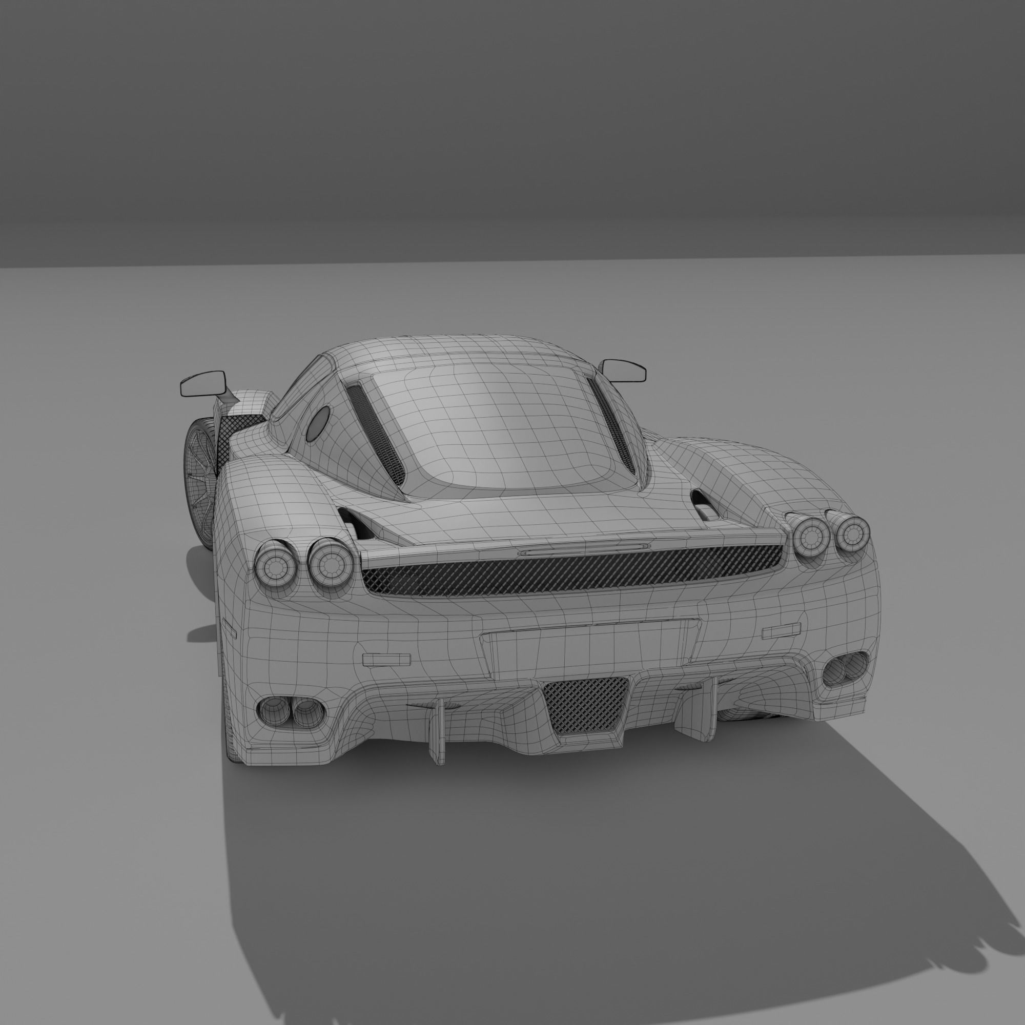  High poly Ferrari Enzo 3D model_8