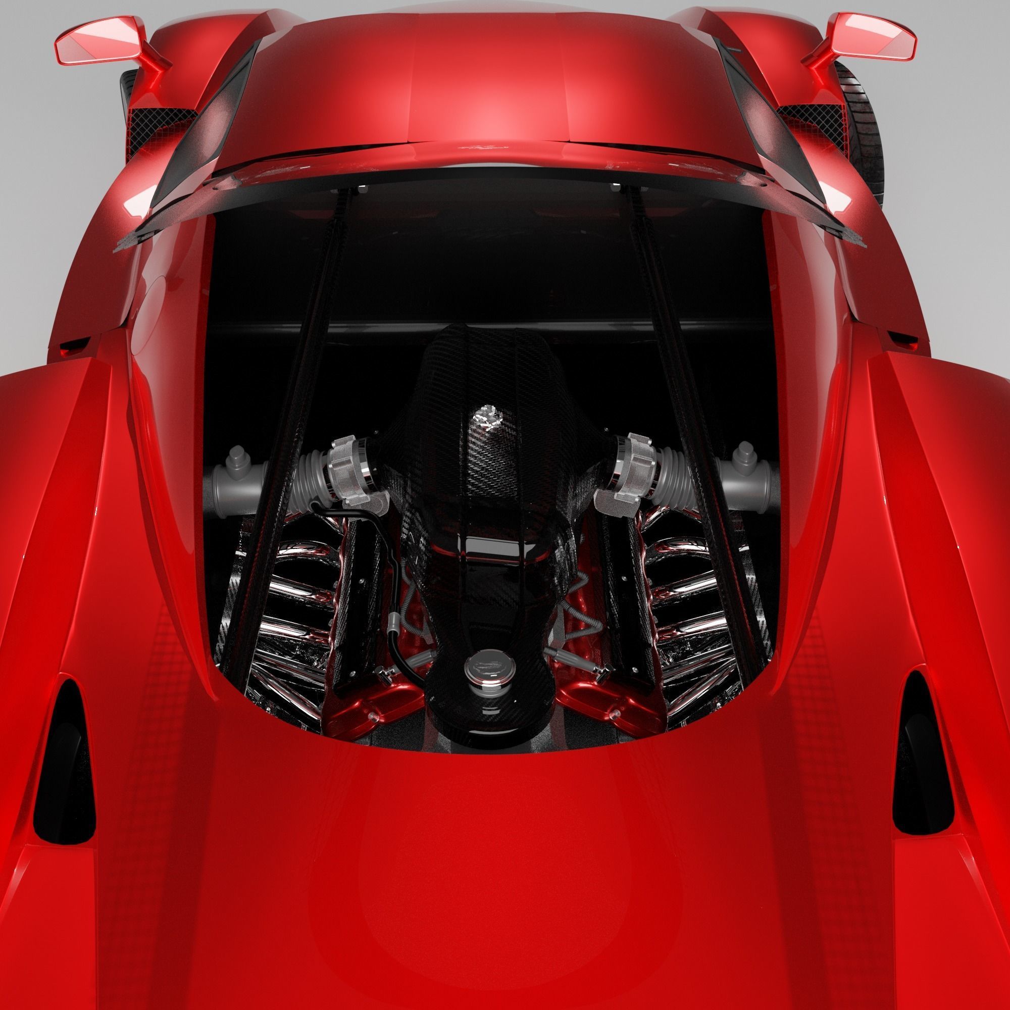  High poly Ferrari Enzo 3D model_2