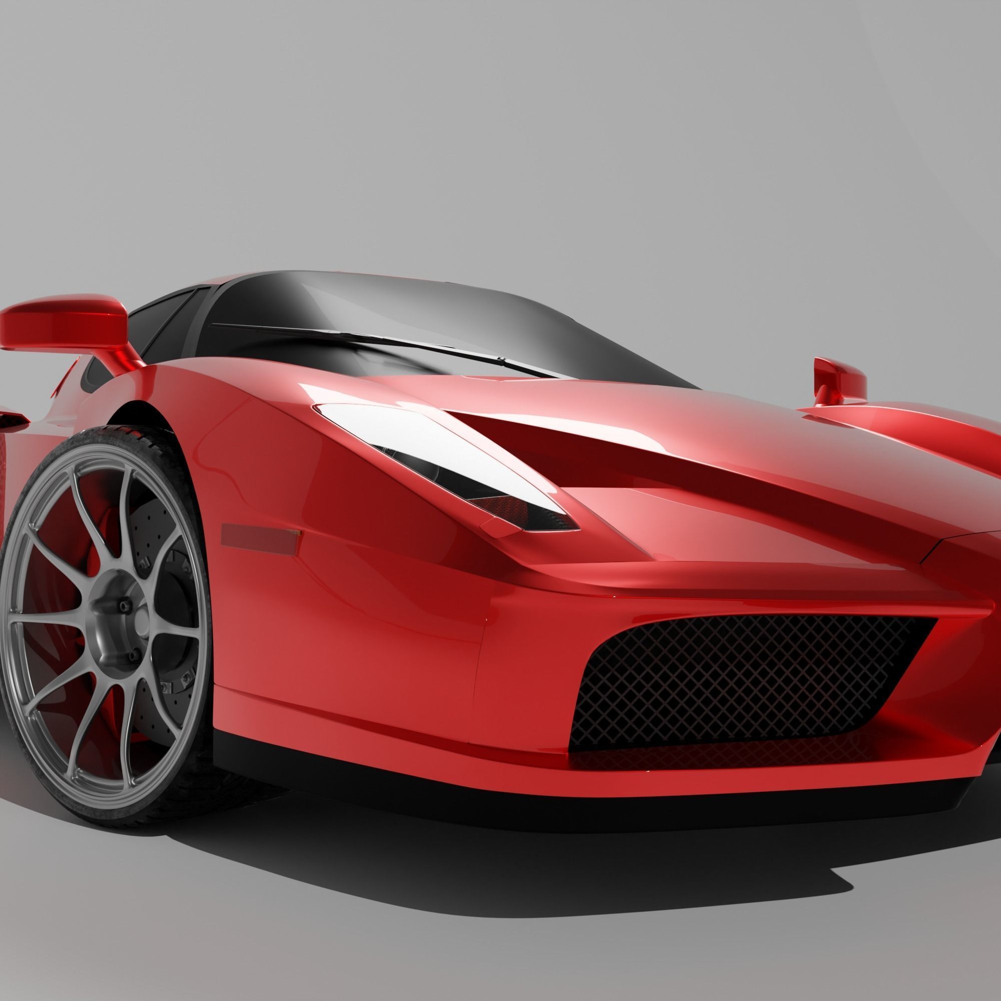  High poly Ferrari Enzo 3D model_1