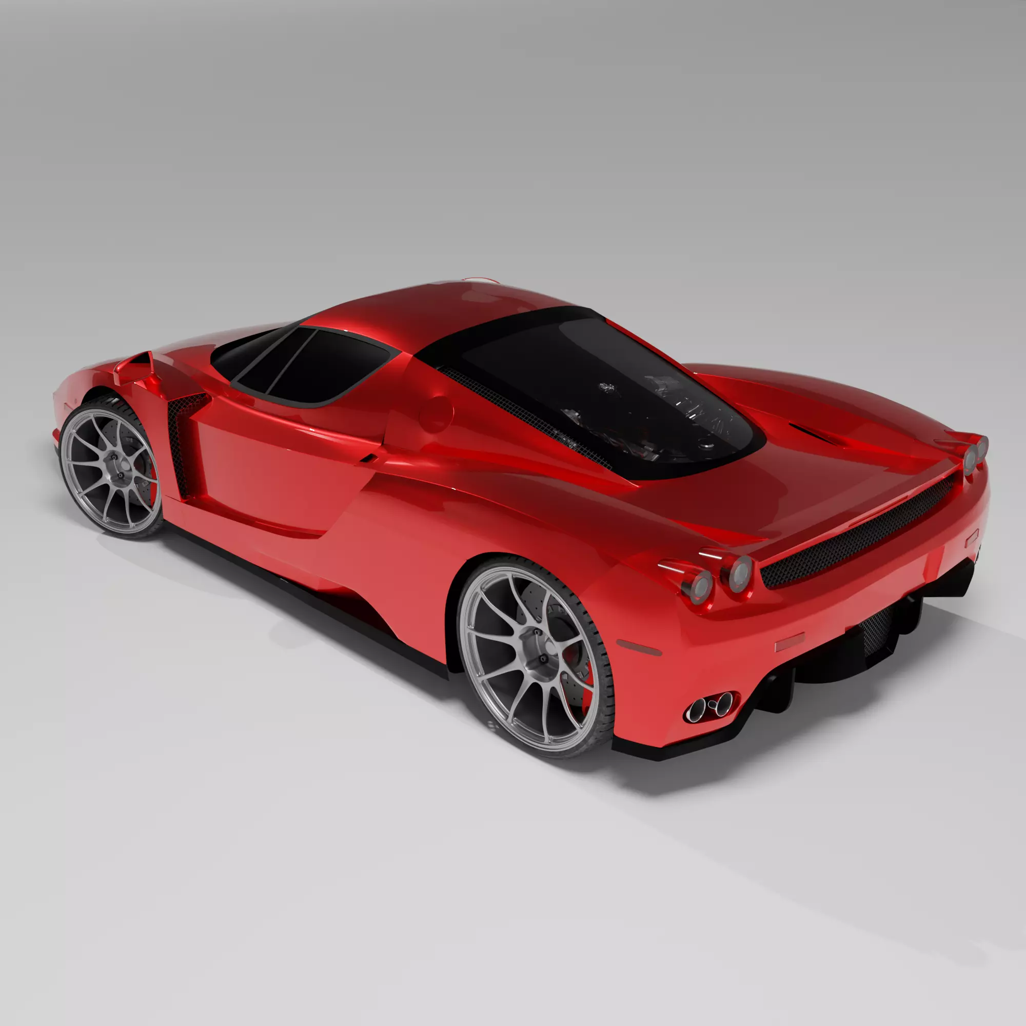  High poly Ferrari Enzo 3D model_0