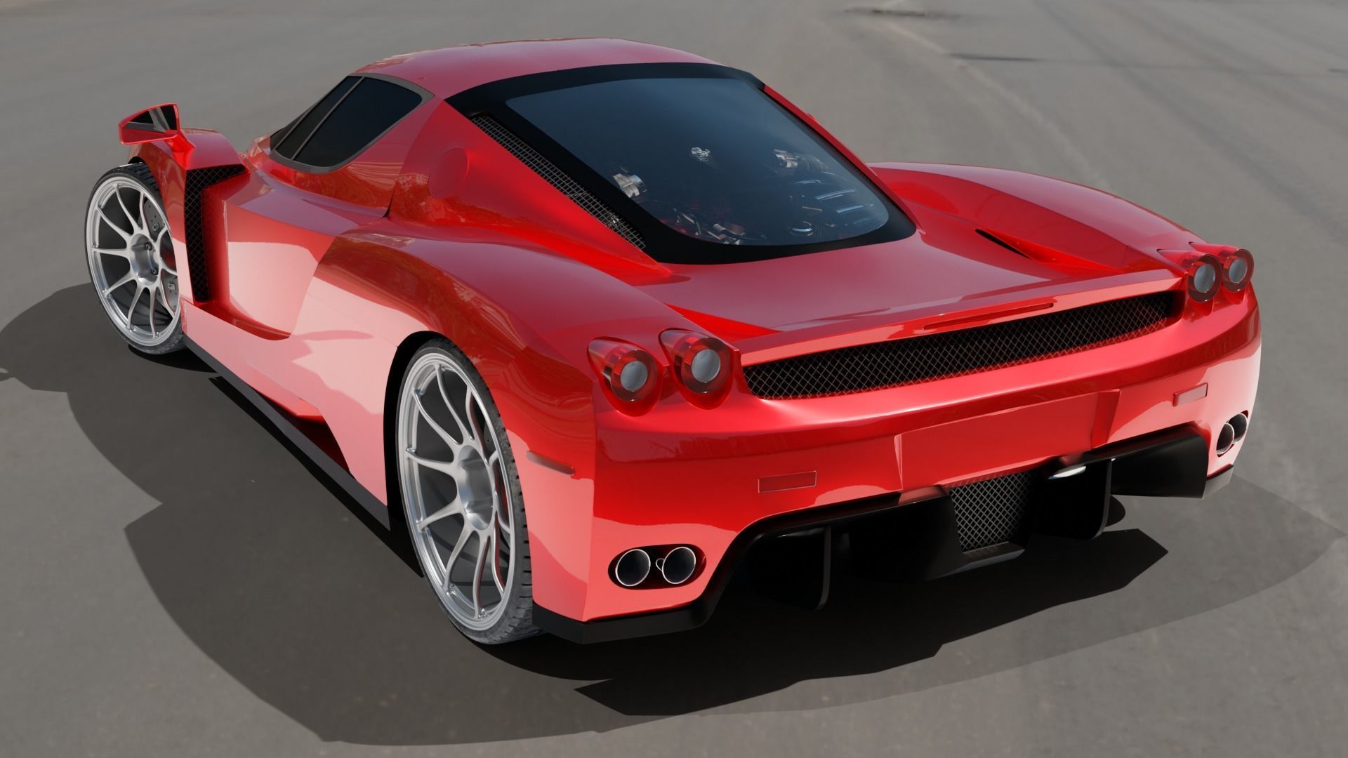  High poly Ferrari Enzo 3D model_5