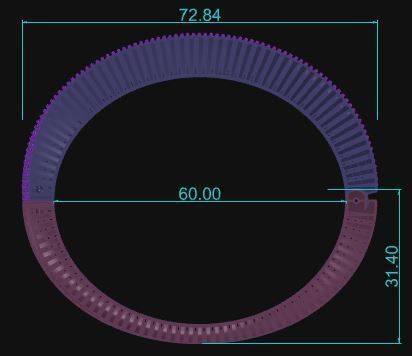 Bracelet 062 3D print model_5