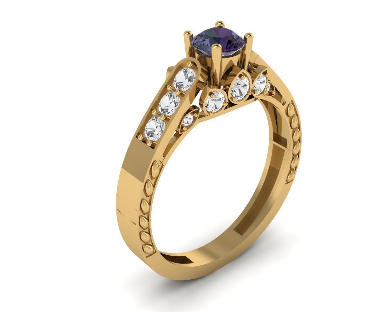 Rings 3D print model_3