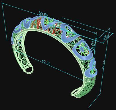 Bracelet 067 3D print model_7