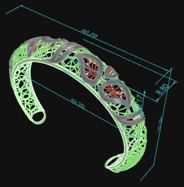 Bracelet 070 3D print model_6