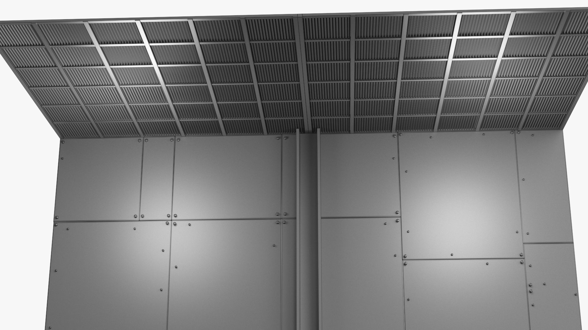 Rust Wall Floor Celling Module Low-poly 3D model_18