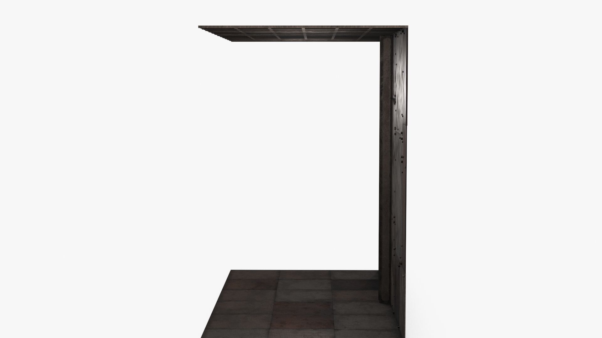Rust Wall Floor Celling Module Low-poly 3D model_12