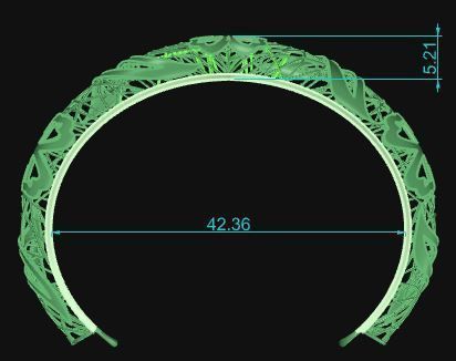 Bracelet 072 3D print model_4