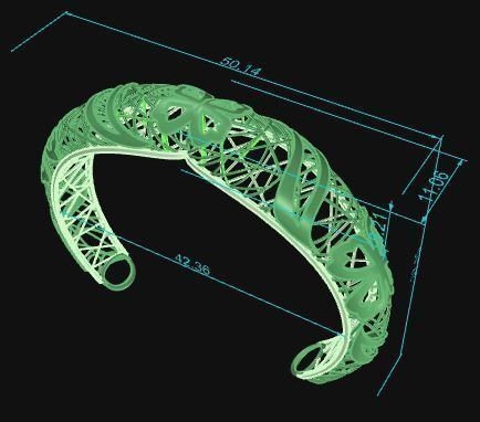 Bracelet 072 3D print model_6