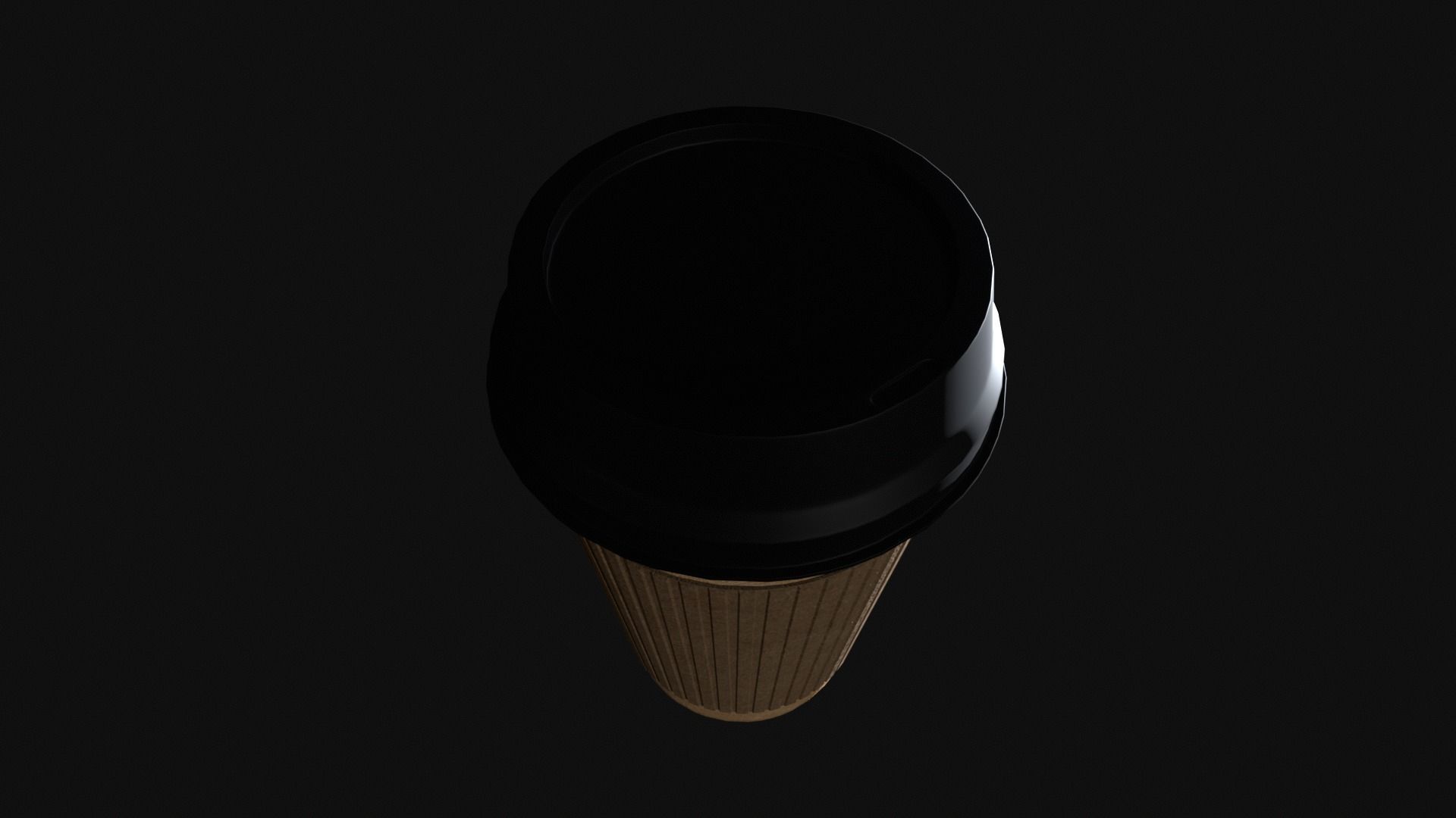 Coffee Cup Mockup Low-poly 3D model_3