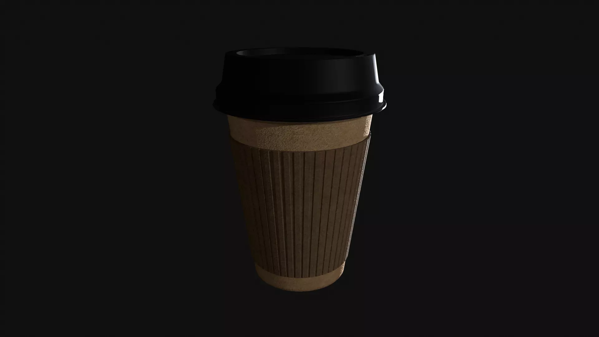 Coffee Cup Mockup Low-poly 3D model_0