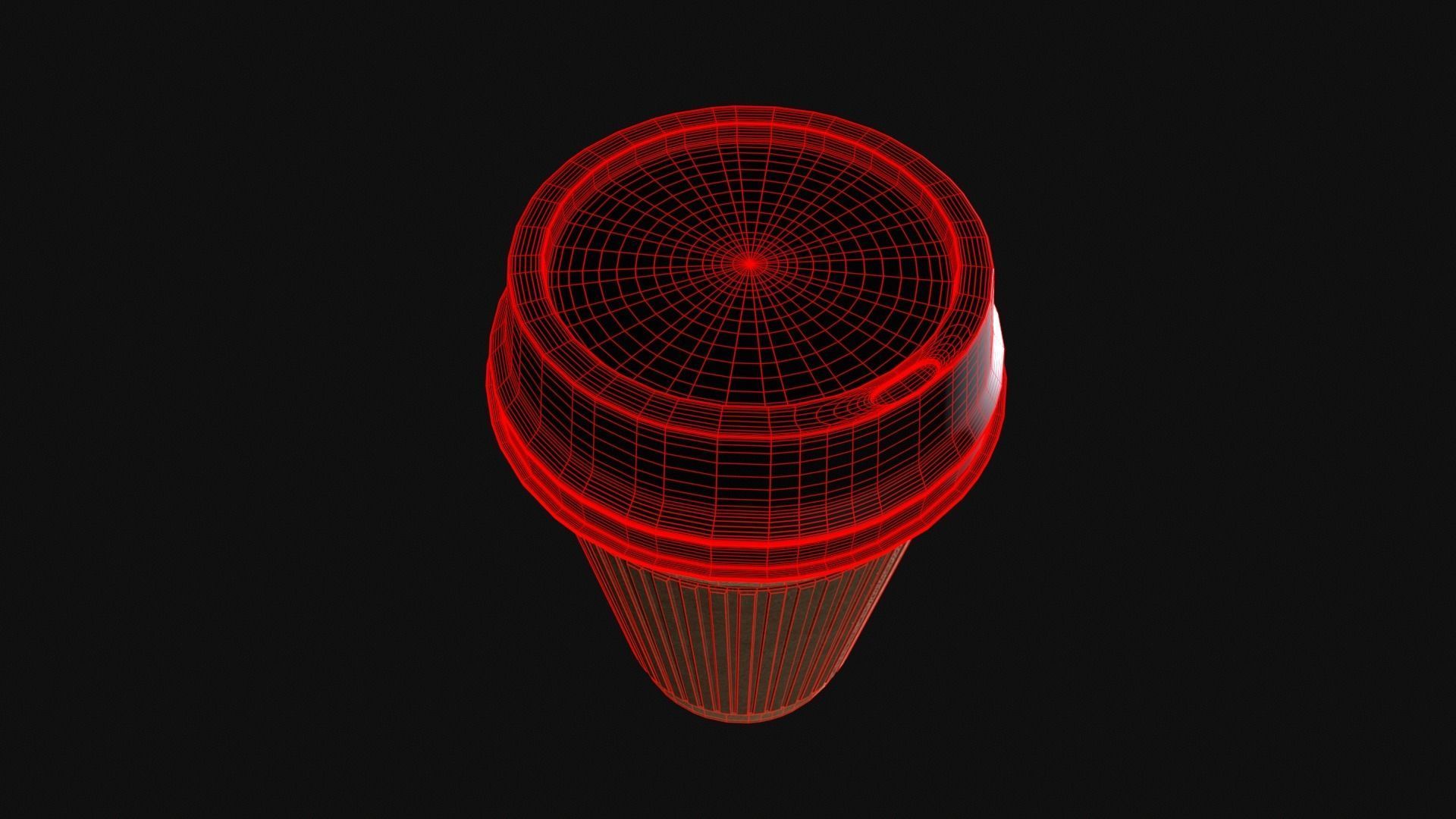 Coffee Cup Mockup Low-poly 3D model_4