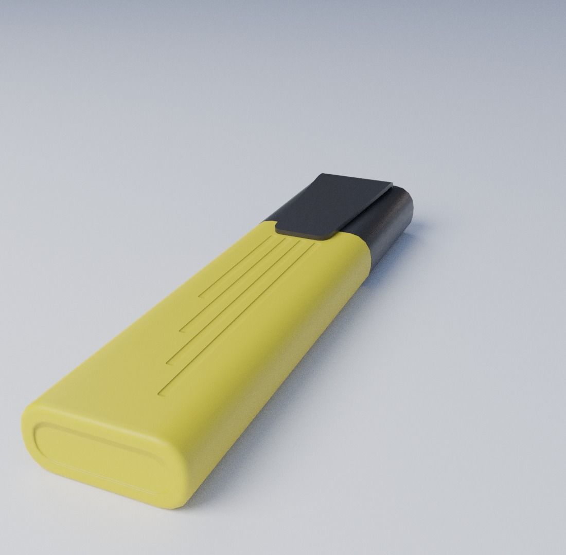 Marker pen 3D model_2