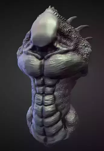 TORSO23 high poly sculpt 3D model