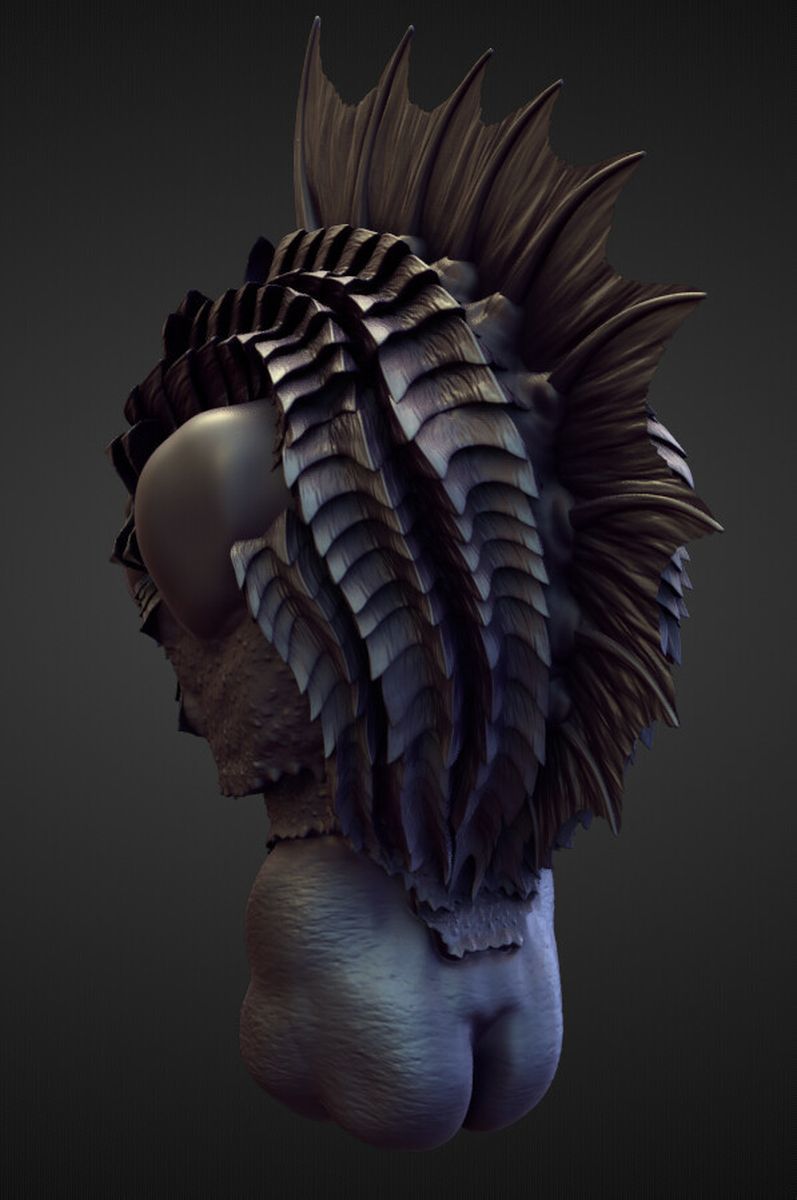 TORSO28 high poly sculpt 3D model_2