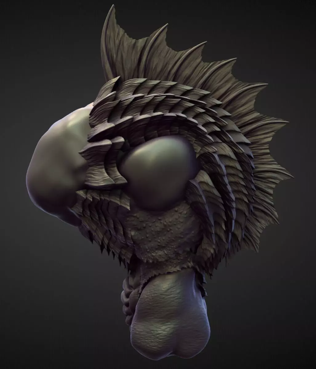 TORSO28 high poly sculpt 3D model_0