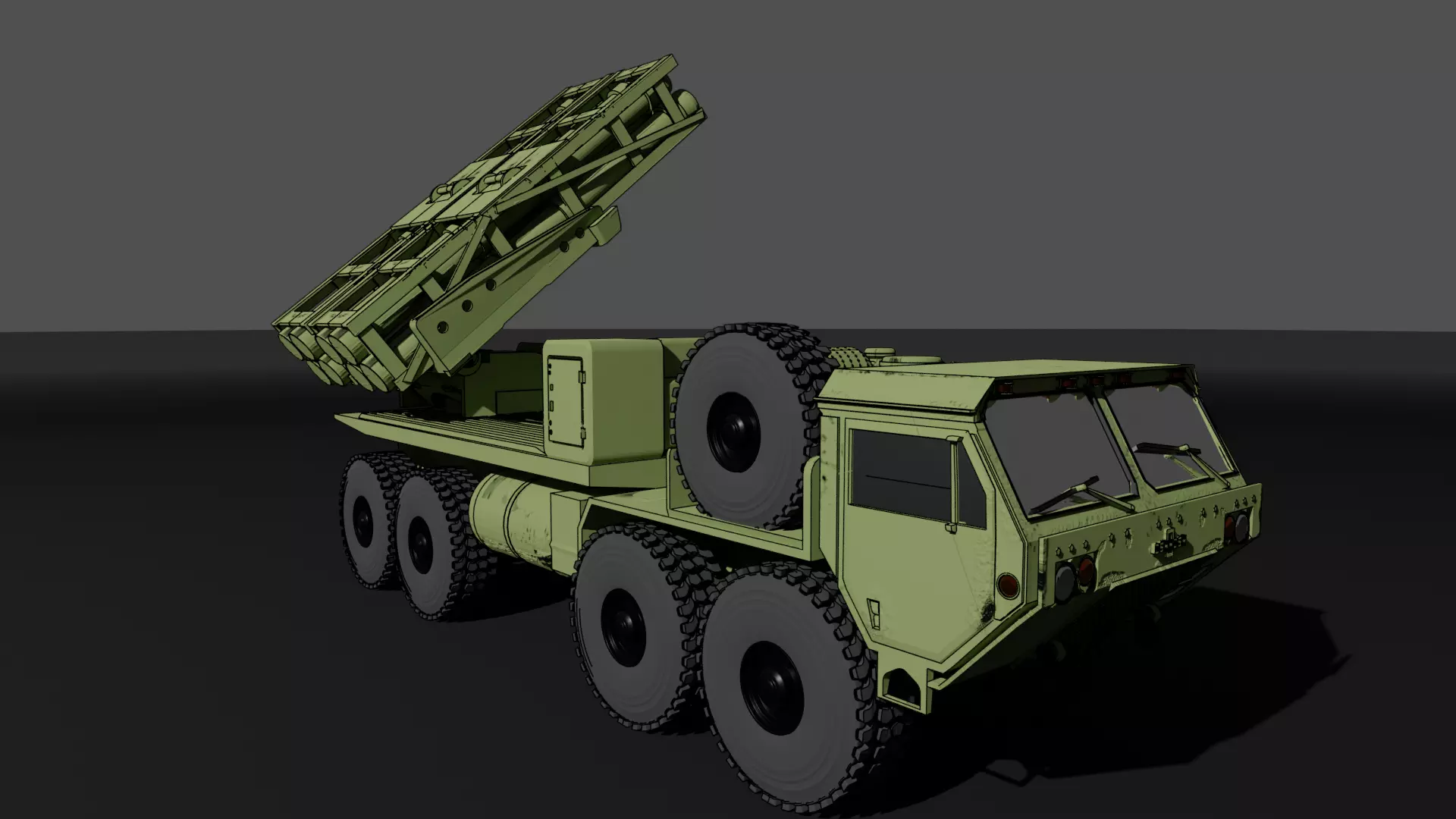 IDF Lahav - Elbit PULS MLRS 3D print model_0