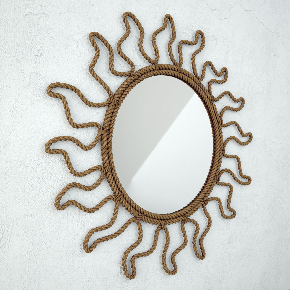 Audoux Minet Rope Convex Mirror 3D model_3