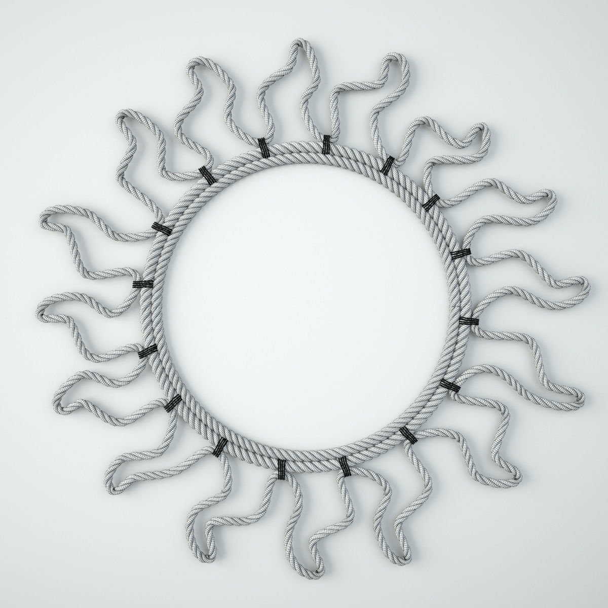 Audoux Minet Rope Convex Mirror 3D model_2