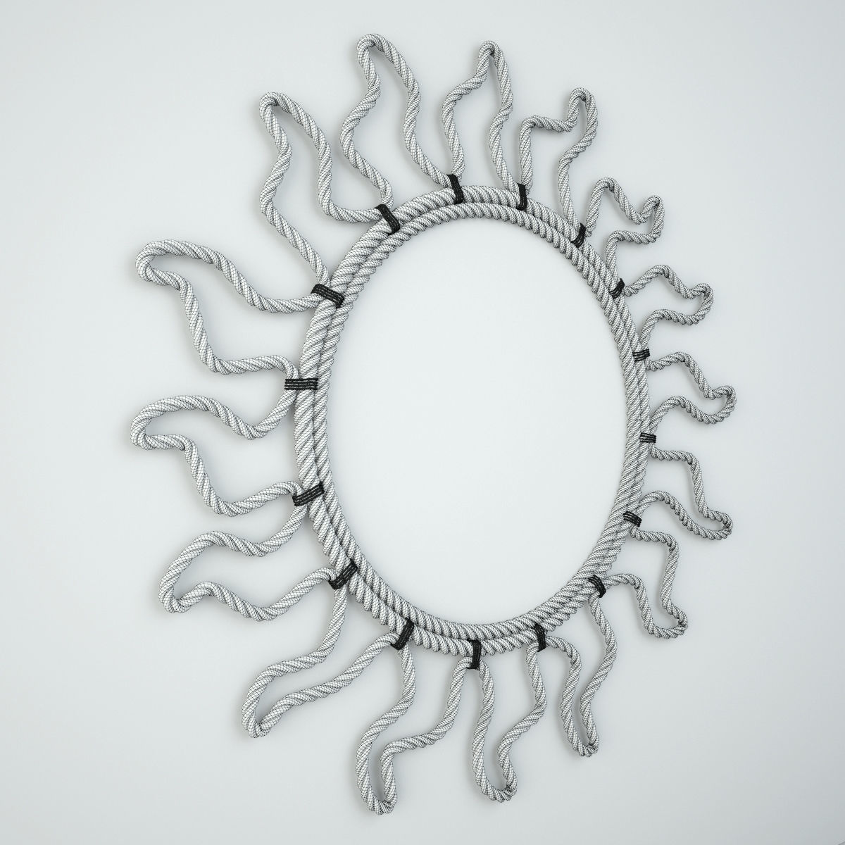 Audoux Minet Rope Convex Mirror 3D model_4