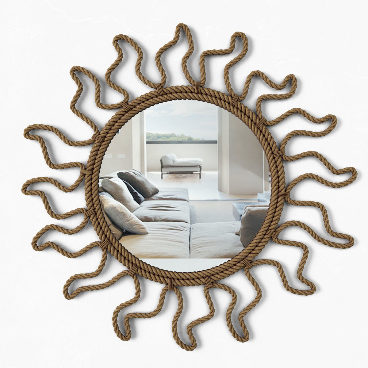 Audoux Minet Rope Convex Mirror 3D model_1