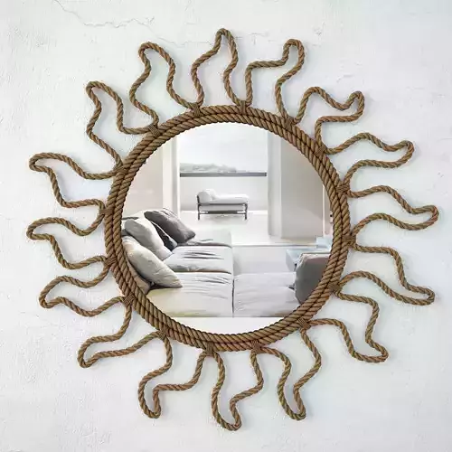 Audoux Minet Rope Convex Mirror 3D model