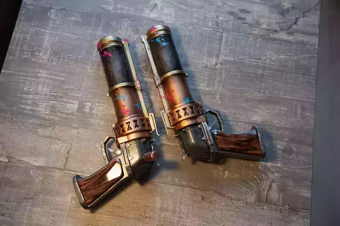 ARCANE JINX ZAP PISTOL 3D print model