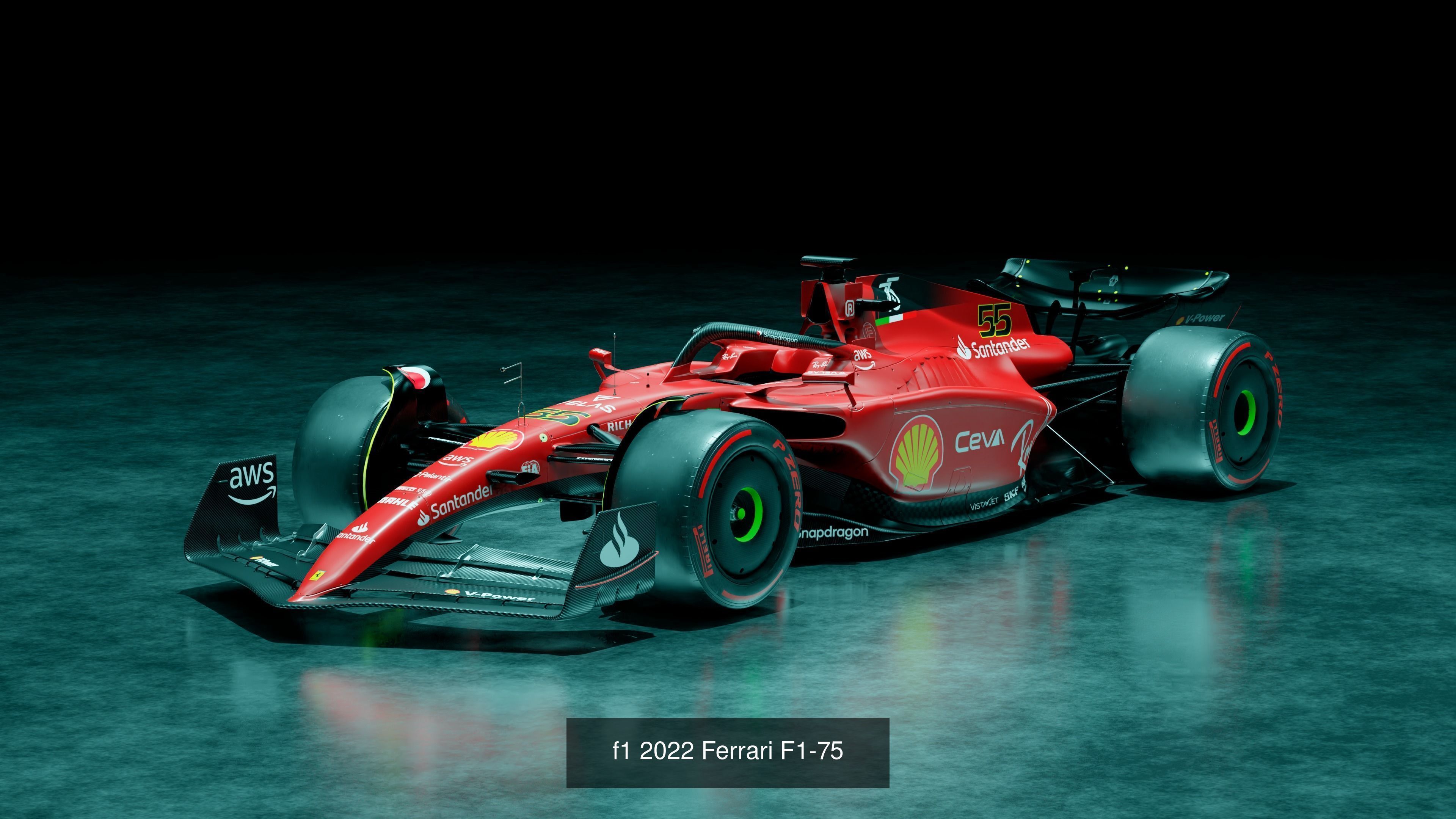 Pack f1 2022 Redbull Mercedes Ferrari 3D Model Collection_4