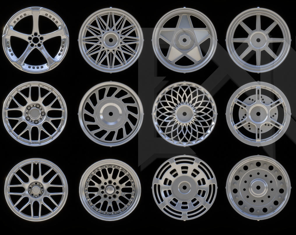 3D Rim Collection Vol 1 3D model_7