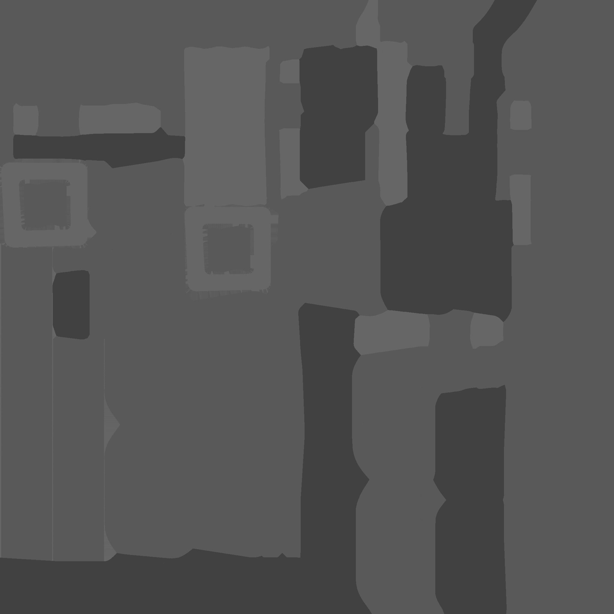 SciFi War Hammer A06 Full White - Sci Fi Weapon Design Low-poly 3D model_26