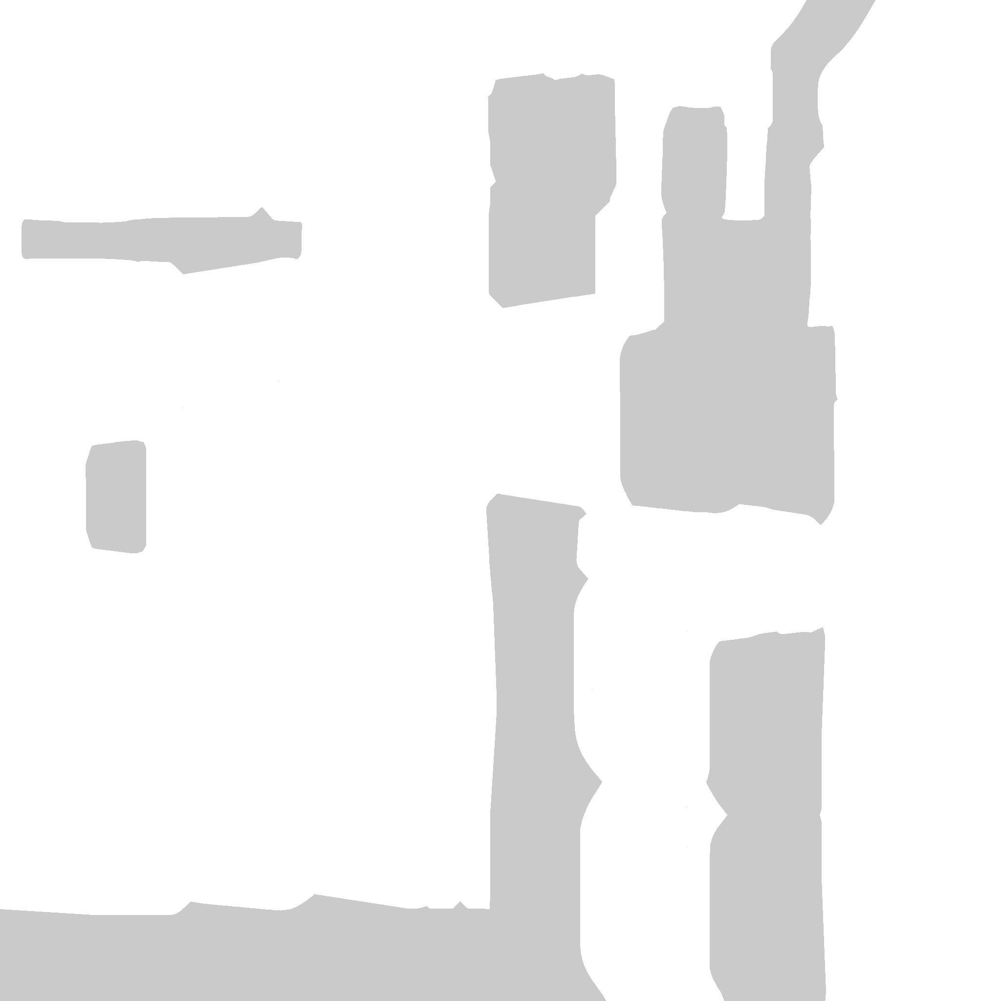 SciFi War Hammer A06 Full White - Sci Fi Weapon Design Low-poly 3D model_25