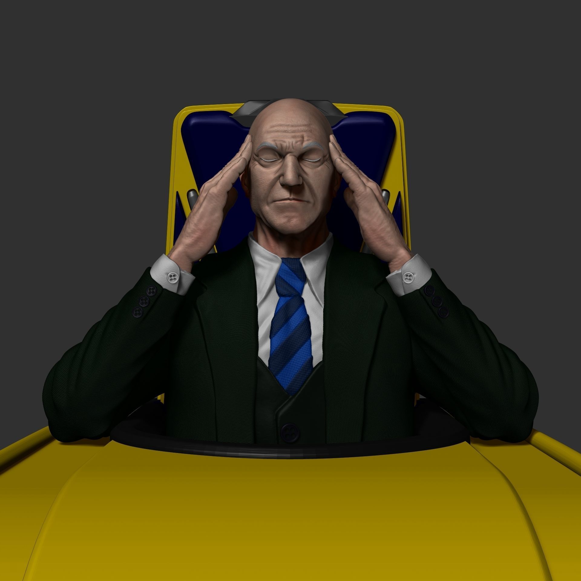 Professor X Illuminati - Doctor Strange 2 3D print model_20