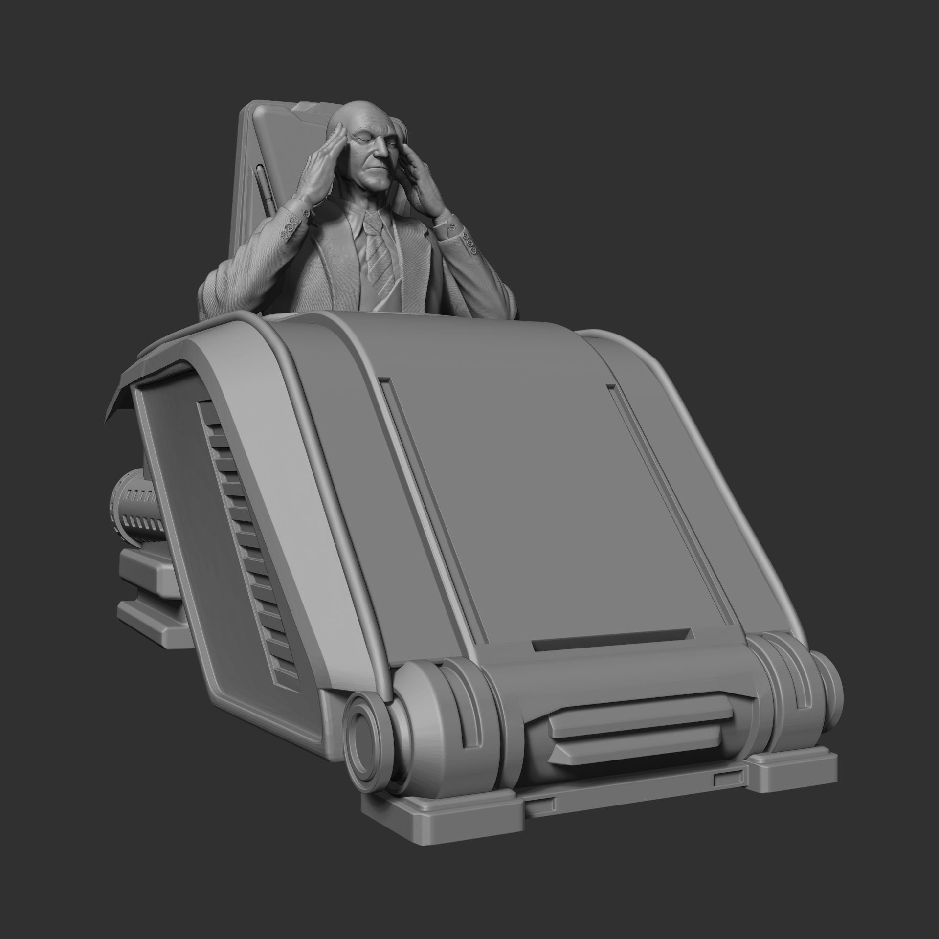 Professor X Illuminati - Doctor Strange 2 3D print model_18