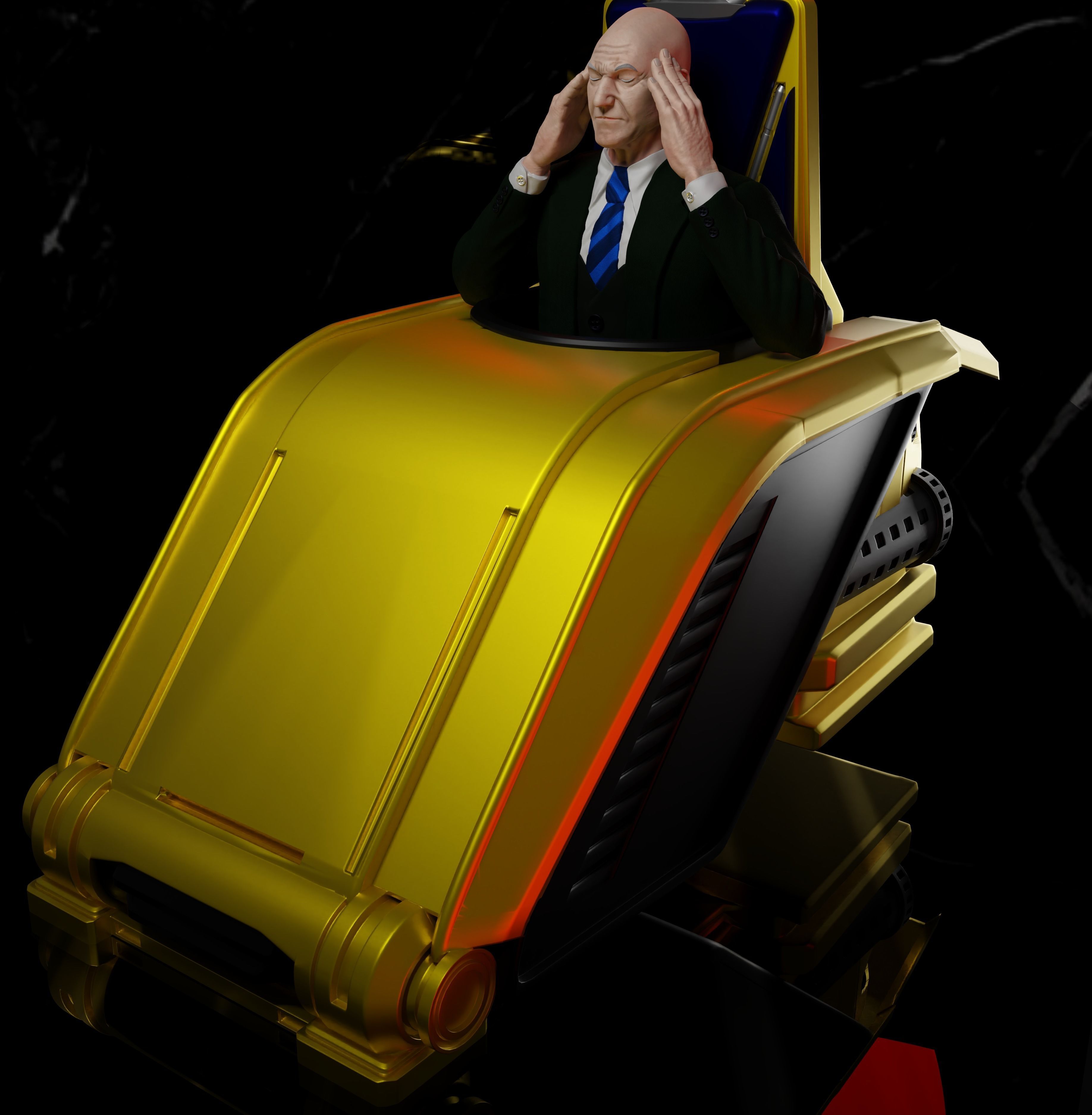 Professor X Illuminati - Doctor Strange 2 3D print model_2