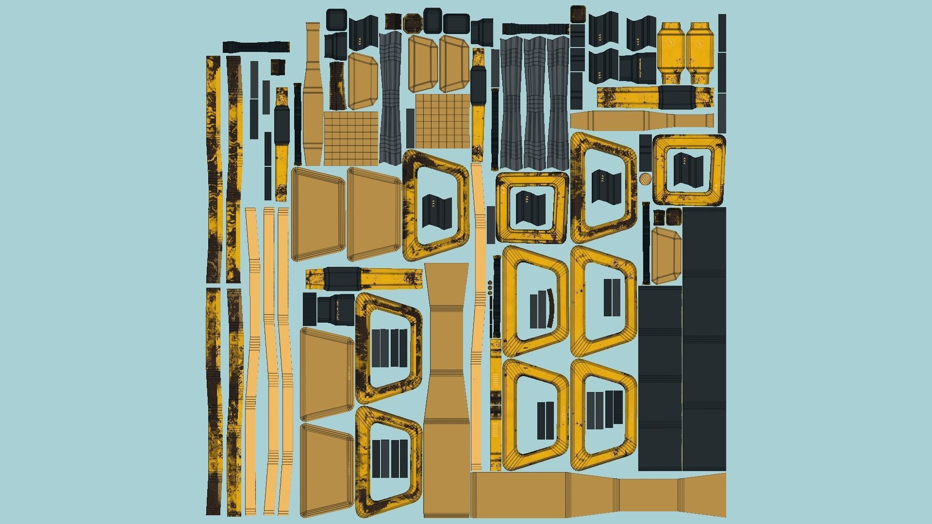 10 SciFi War Hammers A Collection - Sci Fi Weapon Design _78