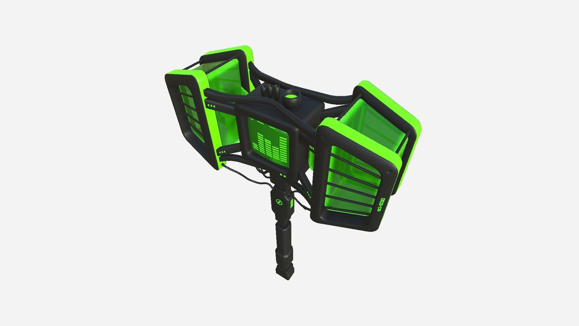 10 SciFi War Hammers A Collection - Sci Fi Weapon Design _35