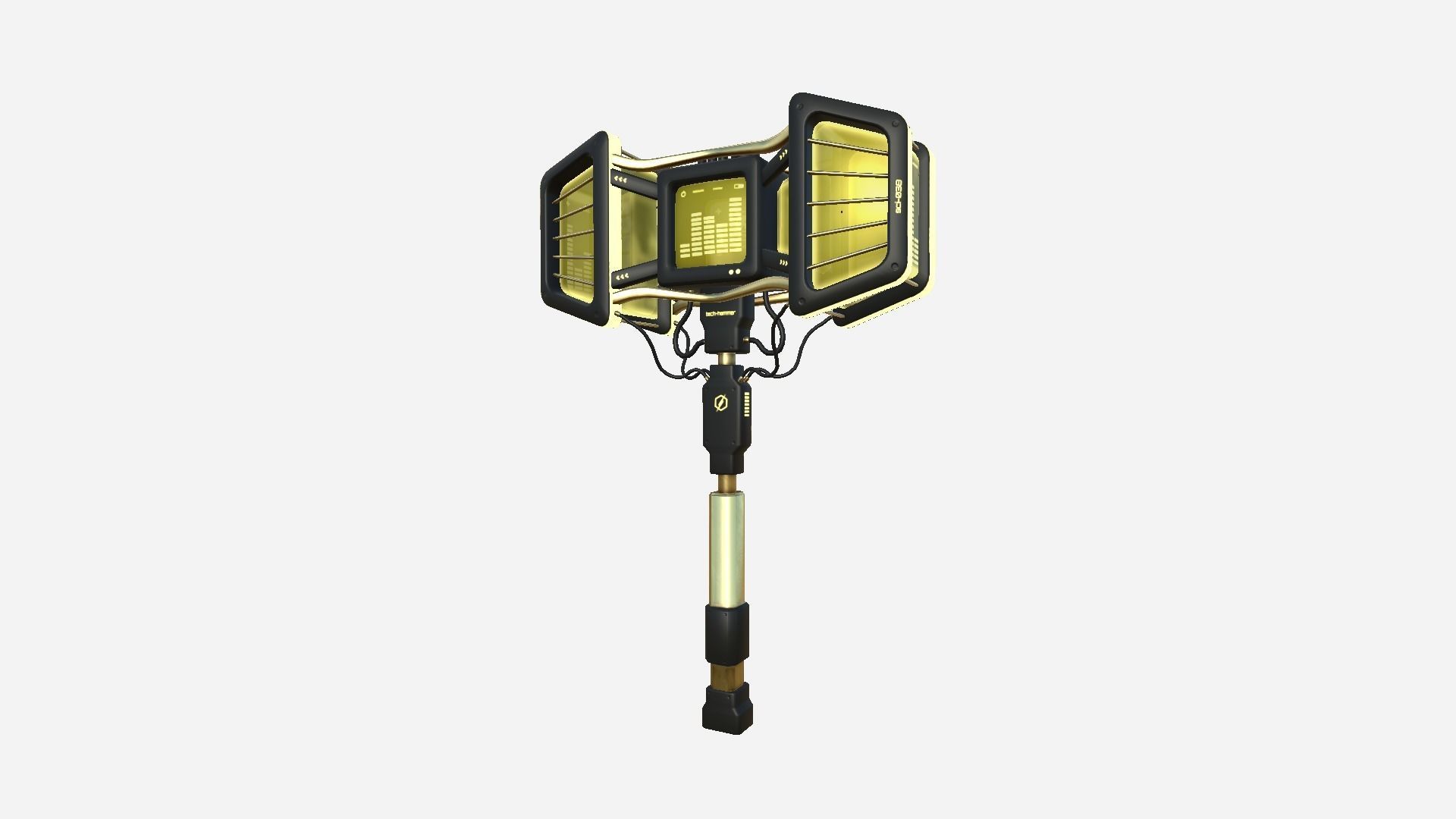 10 SciFi War Hammers A Collection - Sci Fi Weapon Design _29