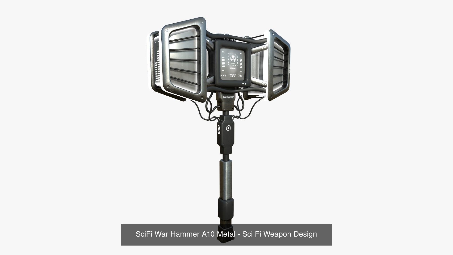 10 SciFi War Hammers A Collection - Sci Fi Weapon Design _10